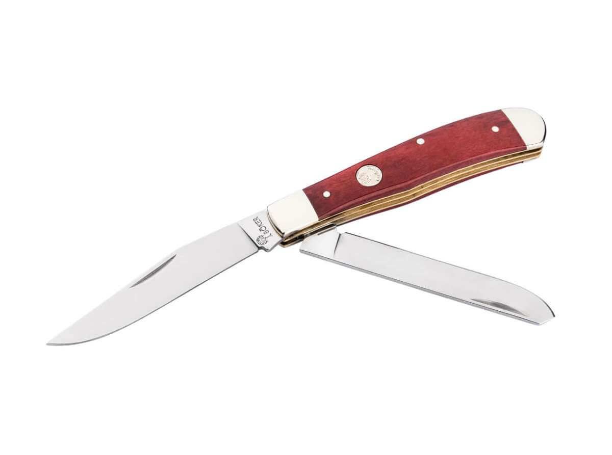 Boker Treebrand Trapper Smooth Red Bone