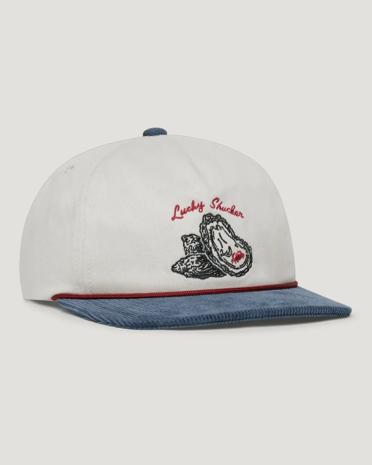 Free Fly Lucky Shucker Snapback Hat- Birch/Dark Navy