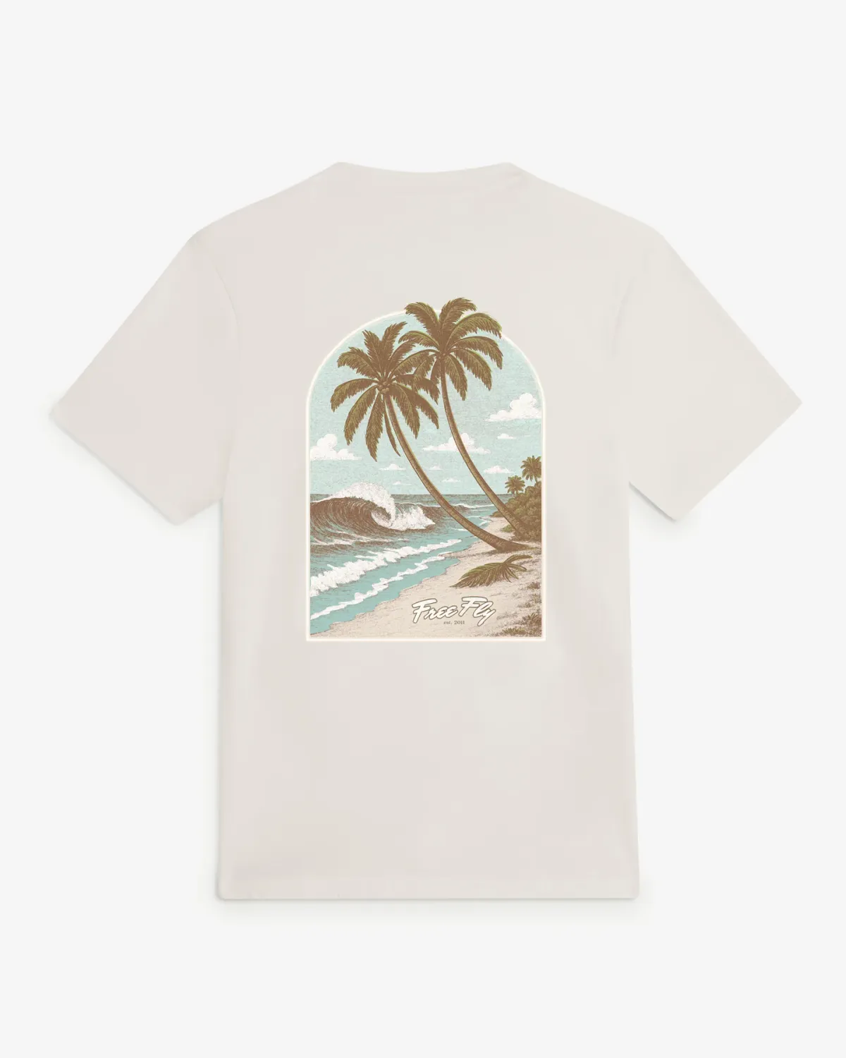 Free Fly Vintage Surf Tee Bone