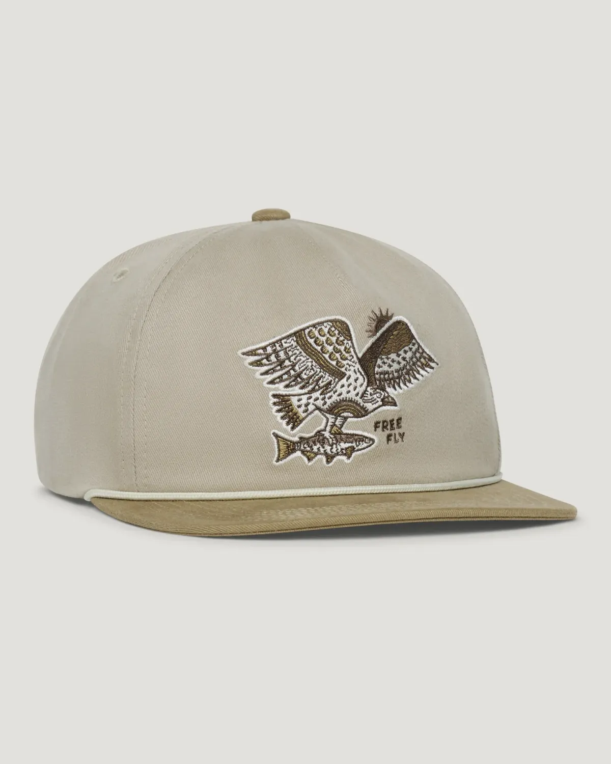 Free Fly Osprey Catch Snapback Hat Desert Tan/Dark Khaki