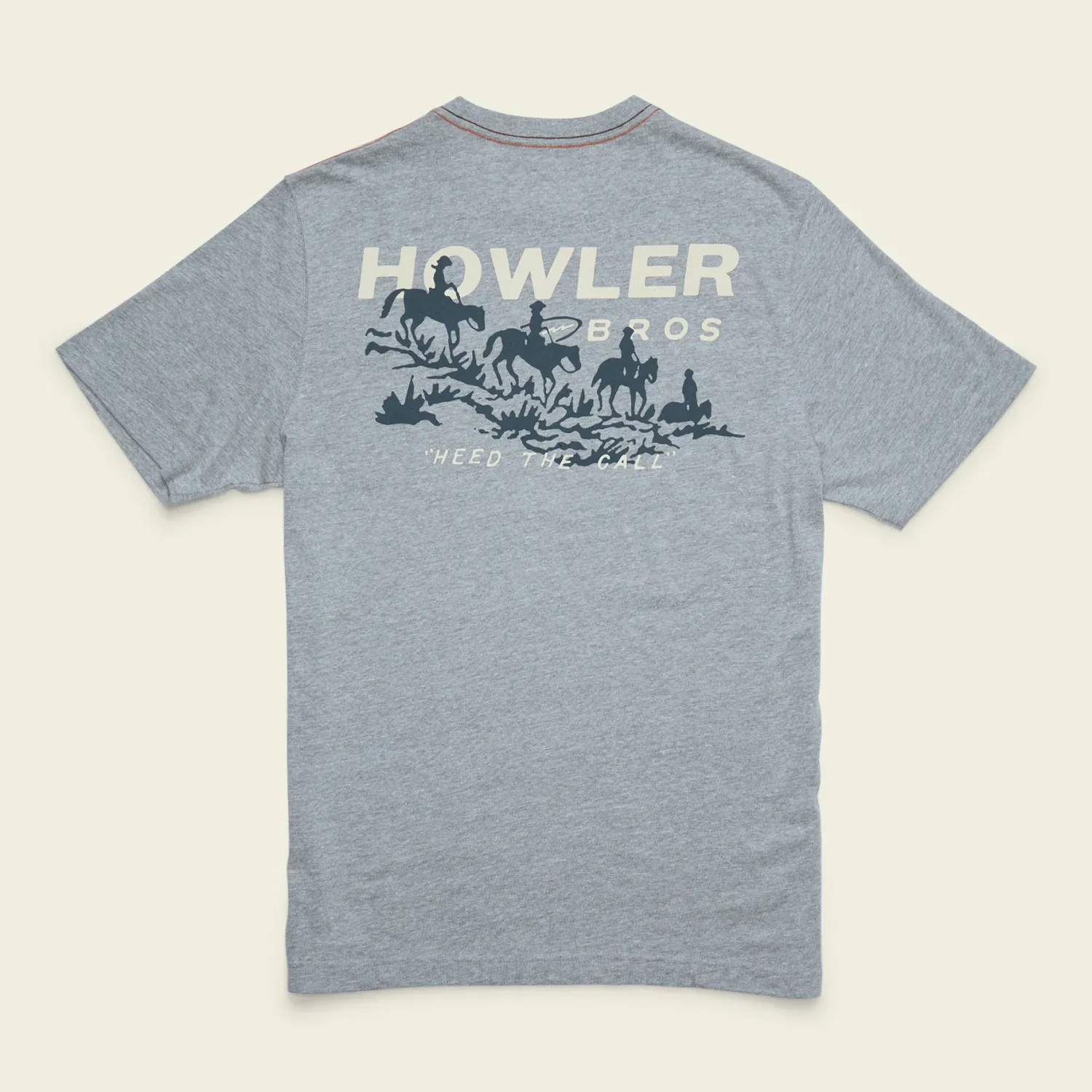 Howler Pocket T-Shirt: Grey Heather