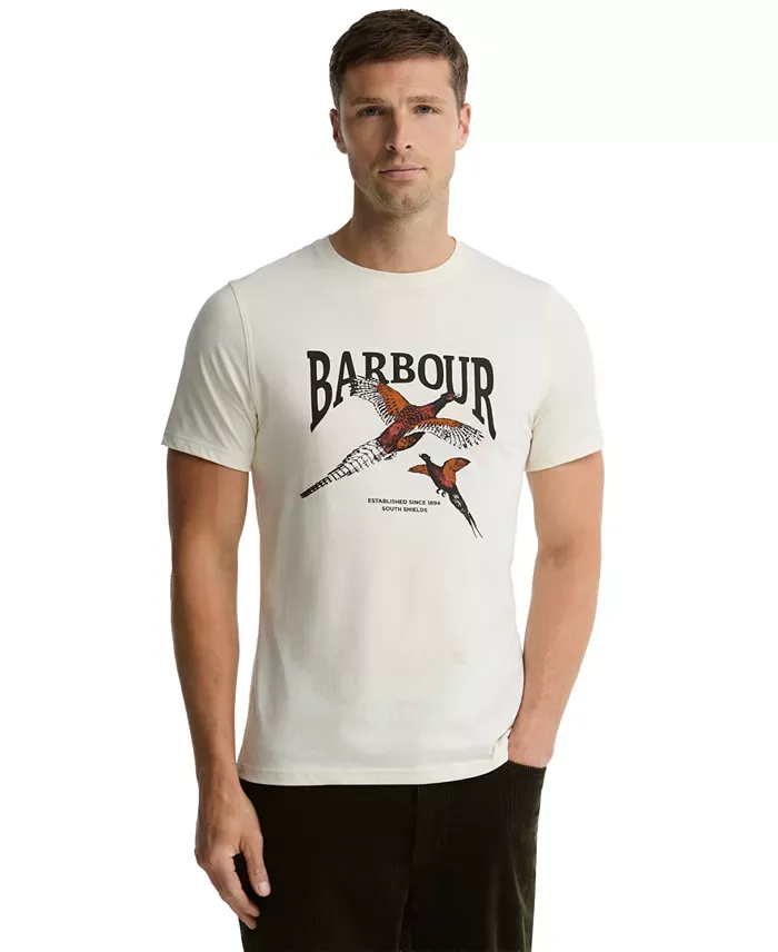 Barbour Pheasant Tee- Whisper White