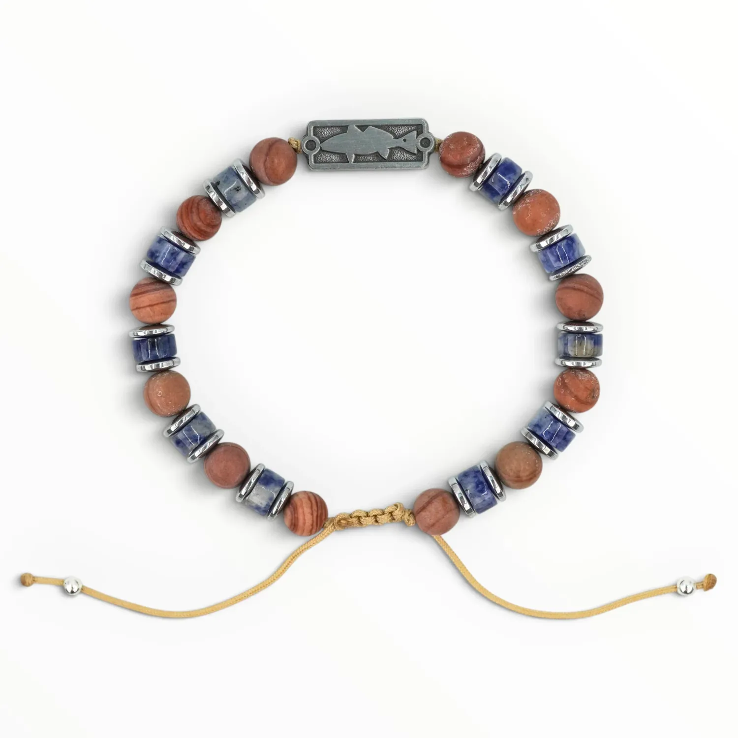 Sightline Bead Bracelet- Redfish Sunset Beads