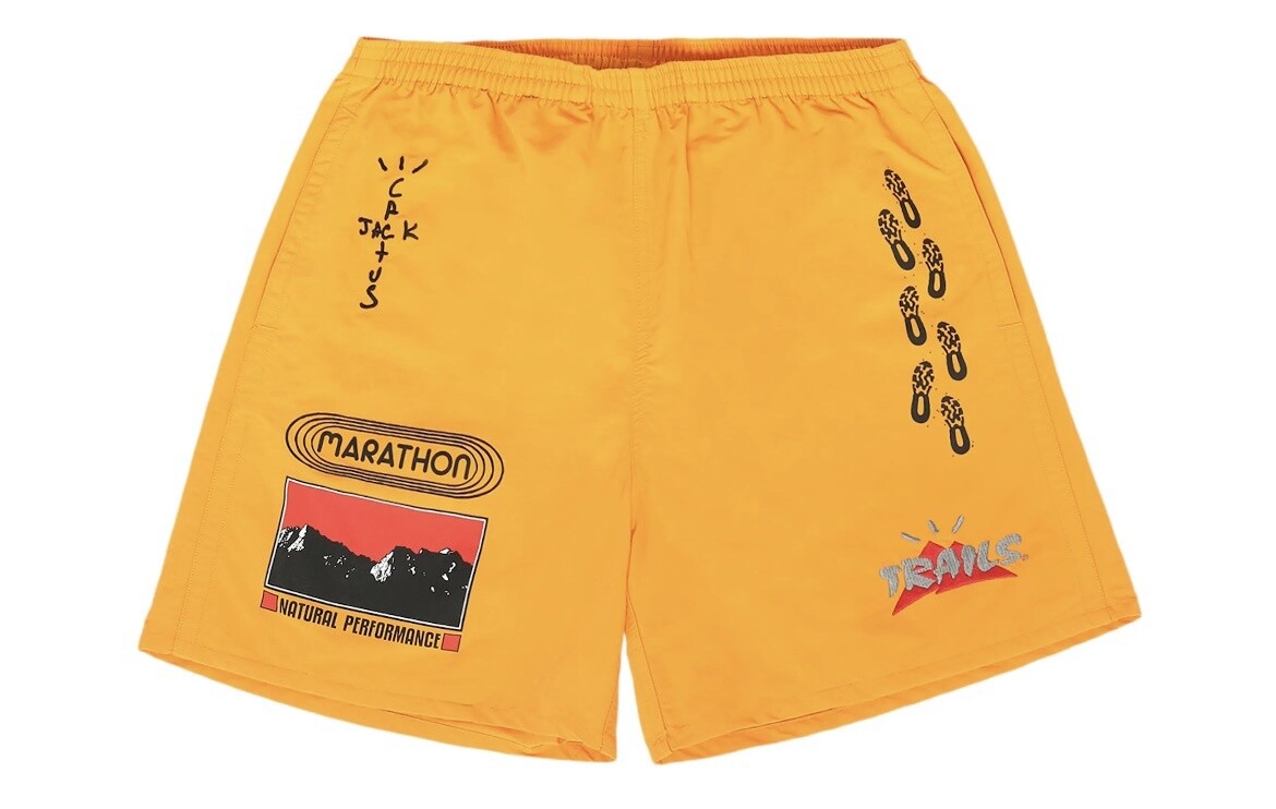 Cactus Jack Shorts Gold Size M Used