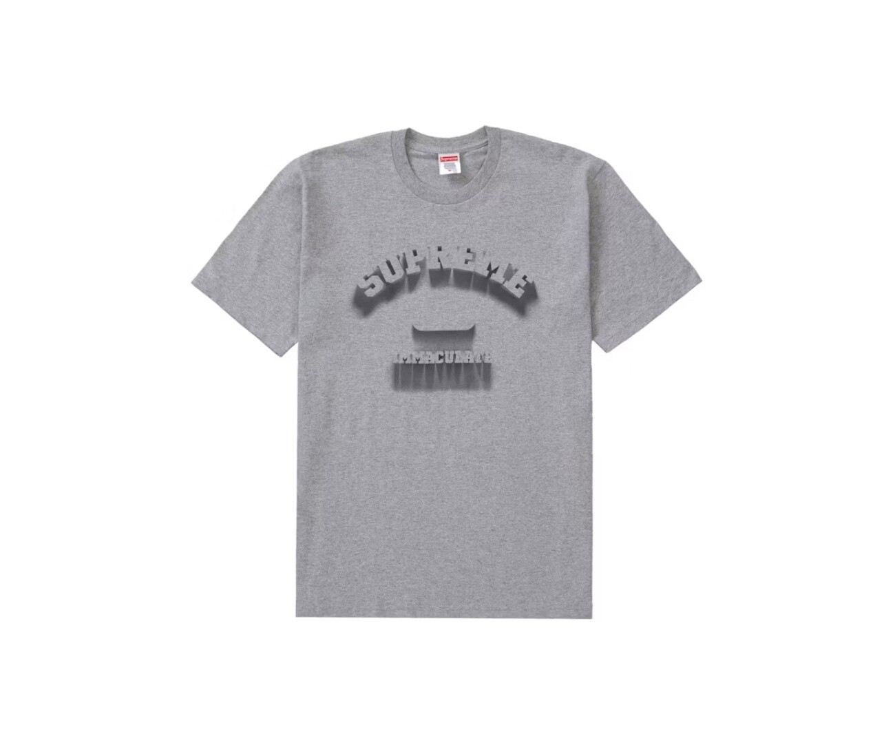 Supreme Shadow Tee Heather Grey Size XXl New