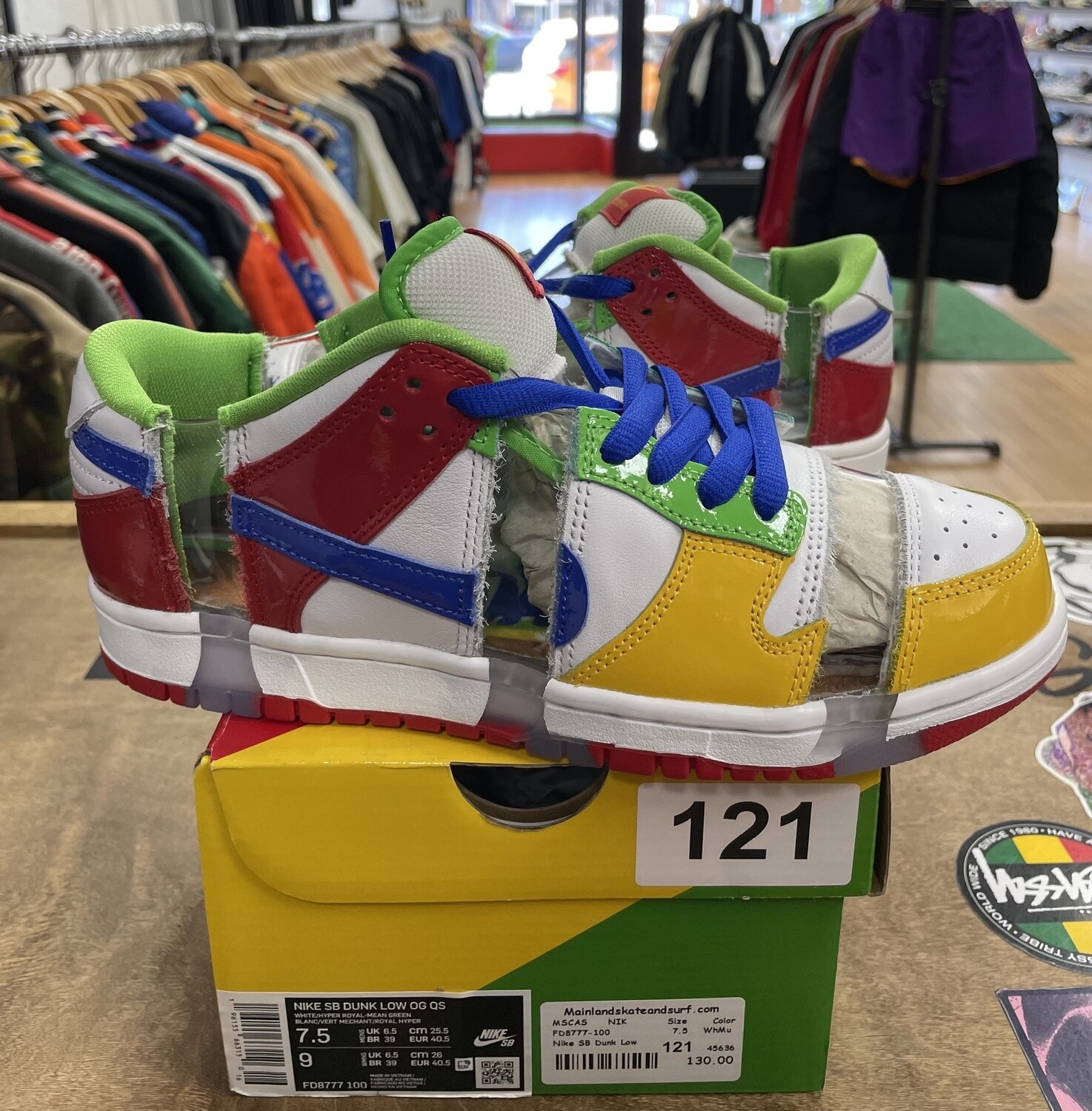 DS Nike Dunk Low SB Sandy Bodecker 7.5