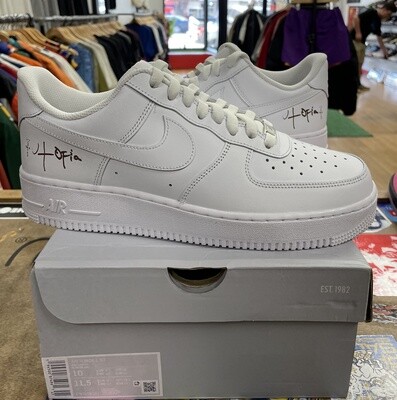 DS Nike Air Force 1 Low ‘07 White Travis Scott Utopia Edition Size 10