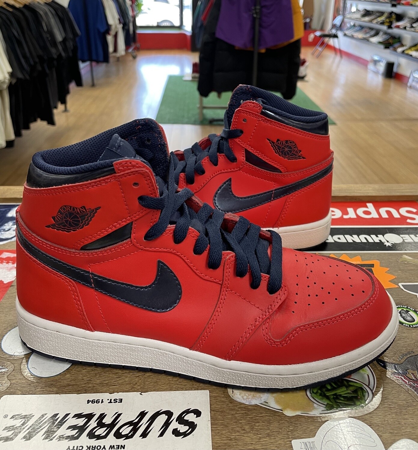 Pre Owned Jordan 1 Retro David Letterman Size 6.5Y No Box