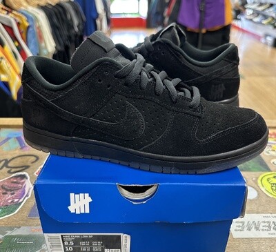 Pre Owned Nike Dunk Low SP Undefeated 5 On It Black Size 8.5