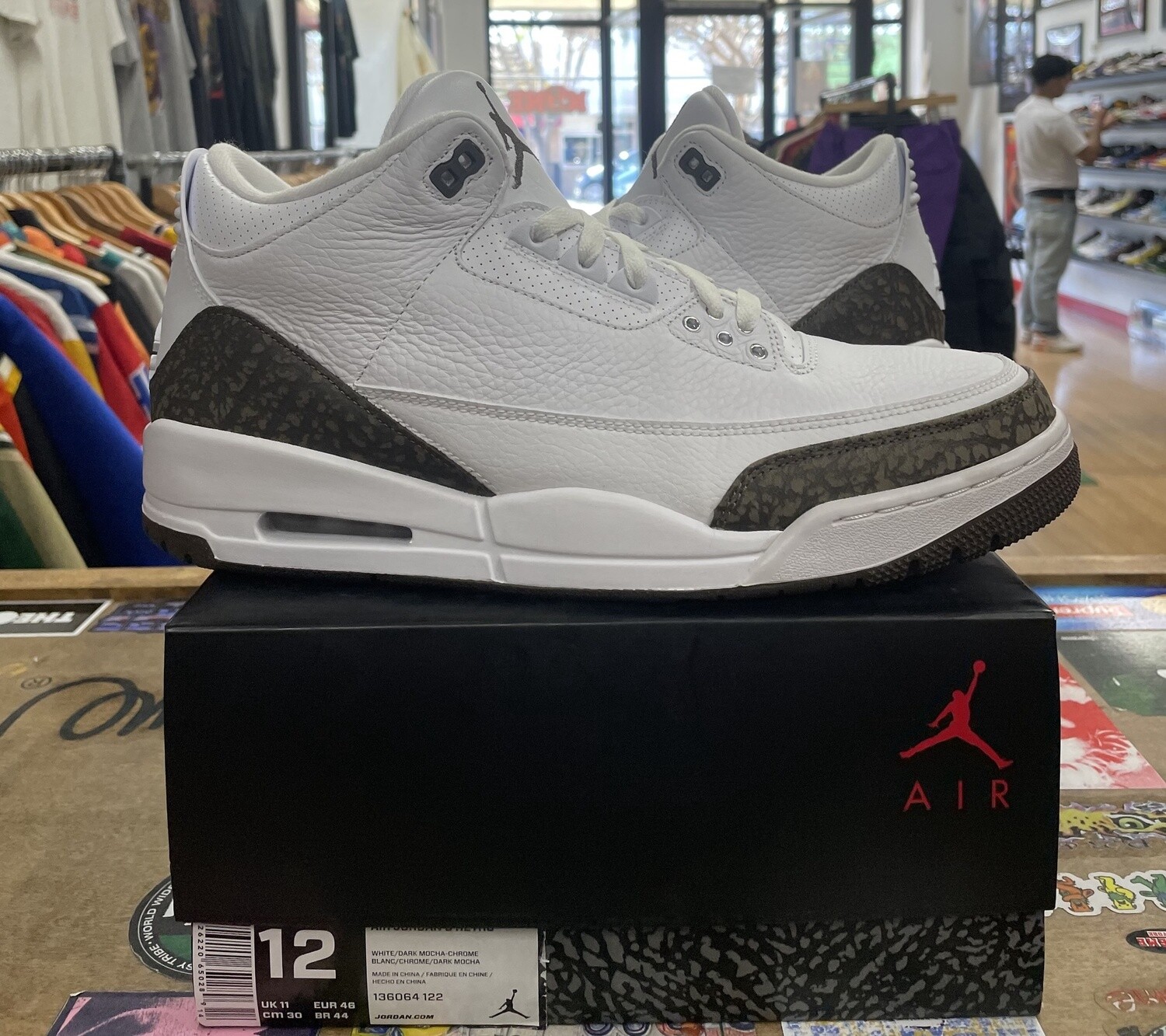Pre Owned Jordan 3 Mocha (2018) Size 12