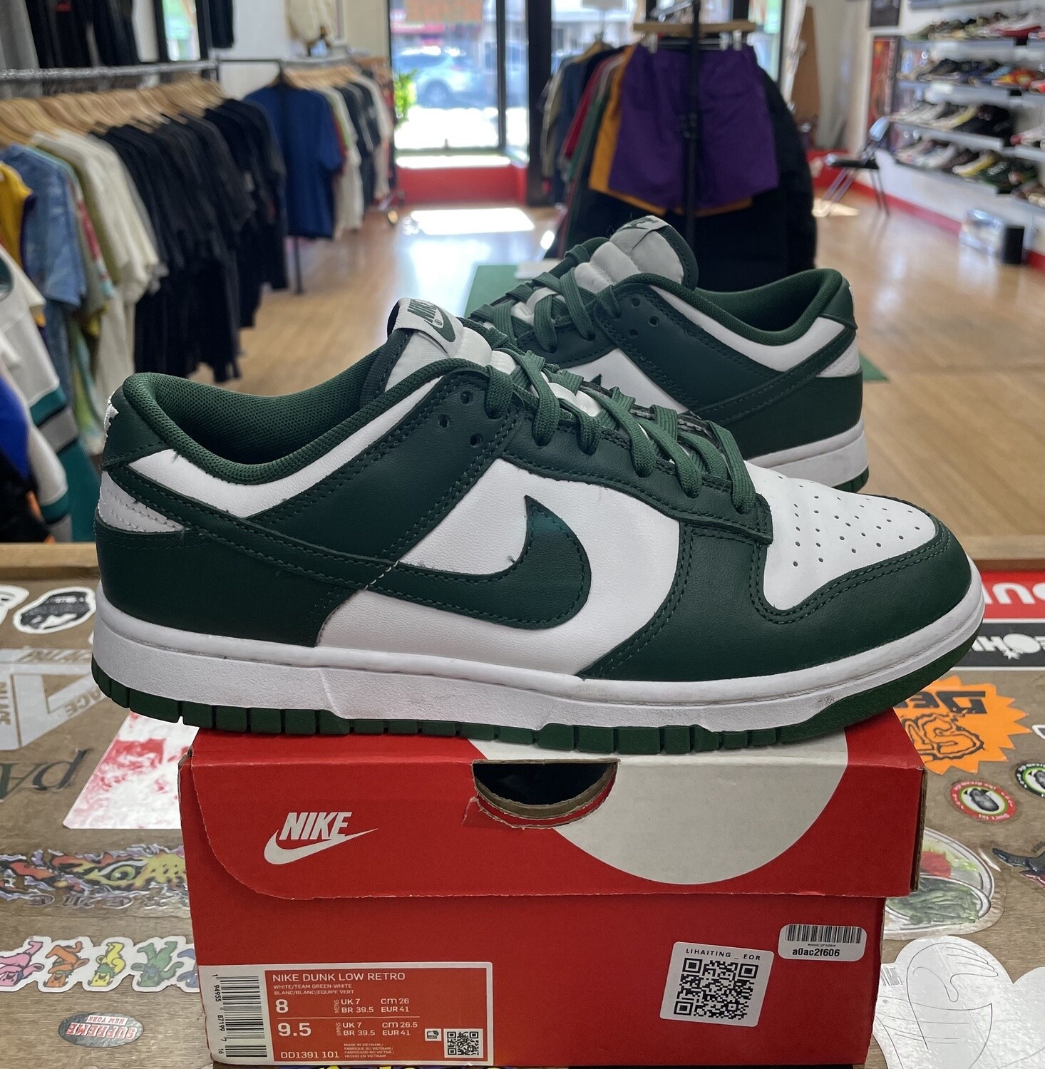 Pre-Owned Nike Dunk Michigan State Size 8