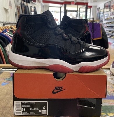 Pre Owned Jordan 11 Retro Playoffs Bred (2019) Size 9