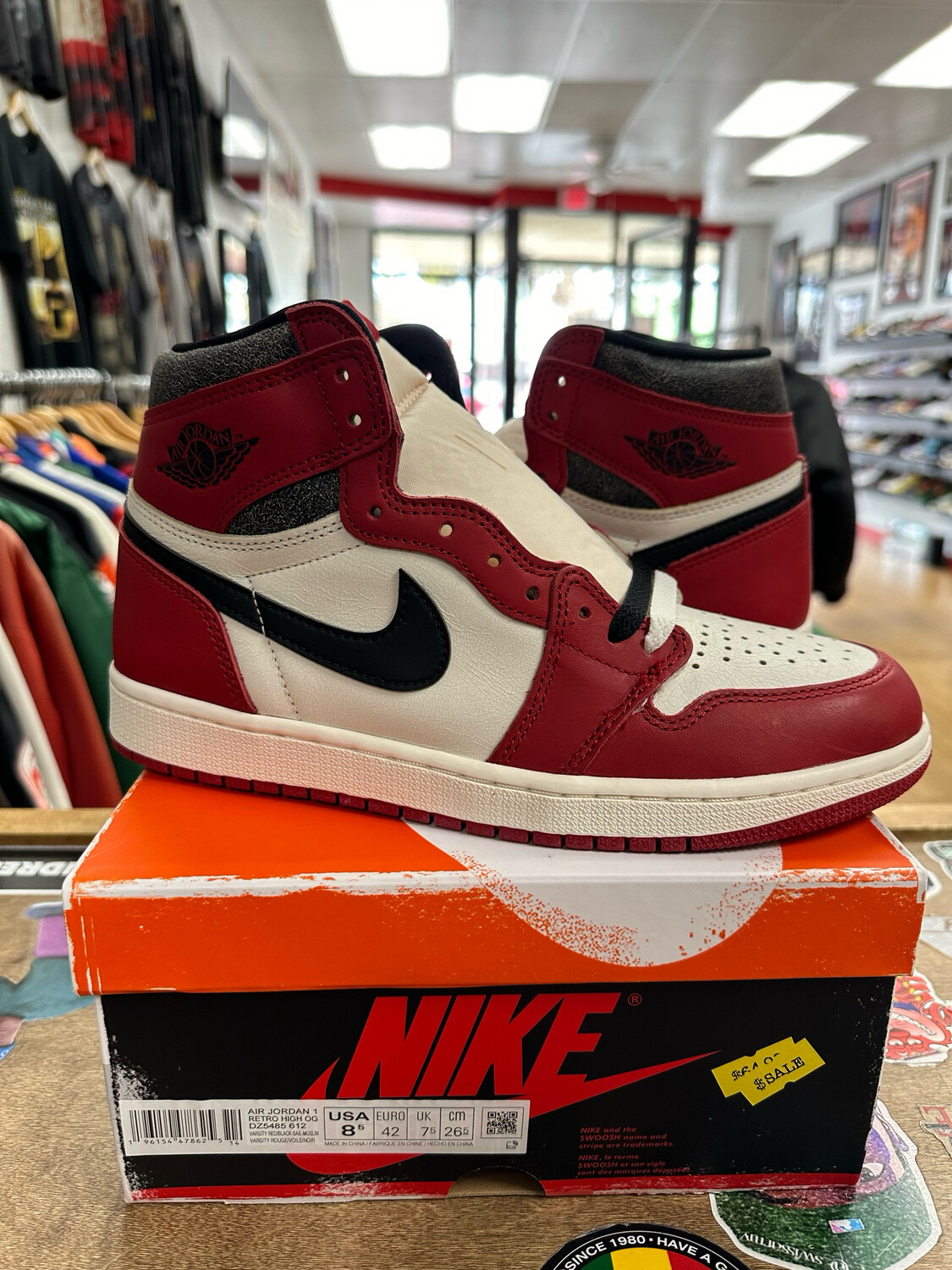 Ds Jordan 1 Lost and Found Size 8.5