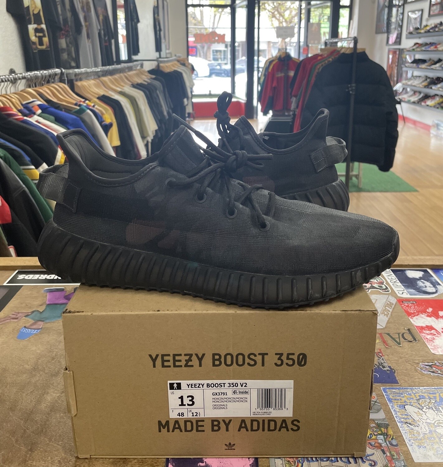 Pre Owned Adidas Yeezy Boost 350 V2 Mono Cinder Size 13