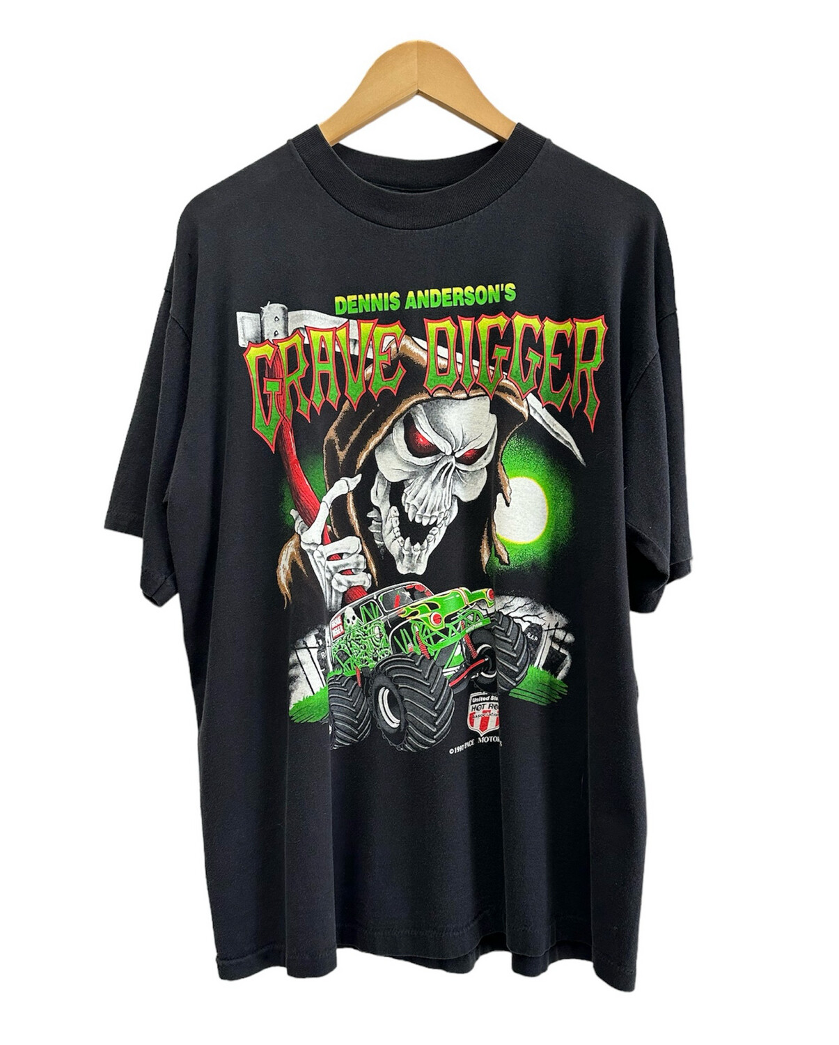 Vtg 1997 Grave Digger T Shirt Size XL