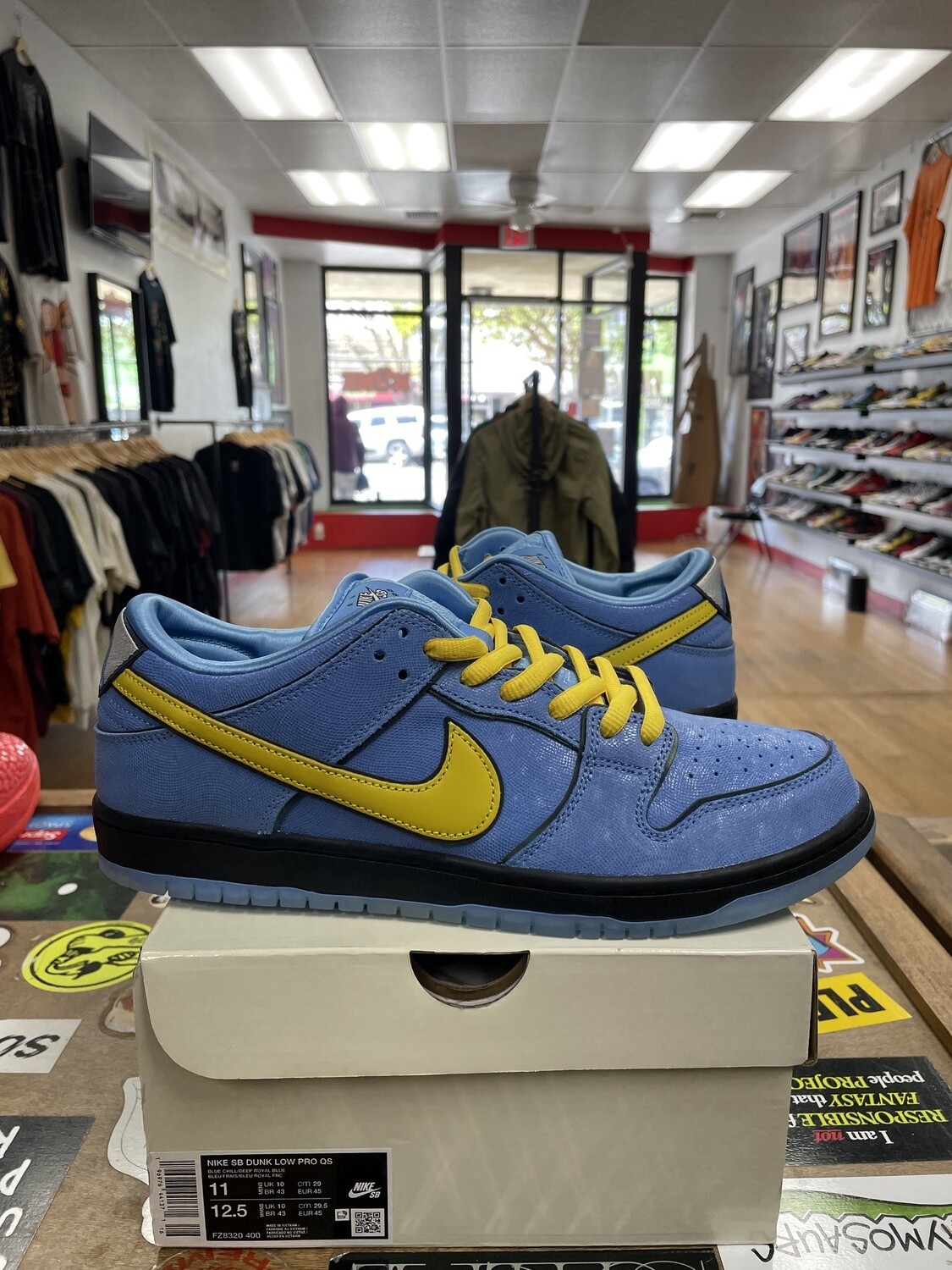 Nike SB Dunk Low The Powerpuff Girls Bubbles Size 11