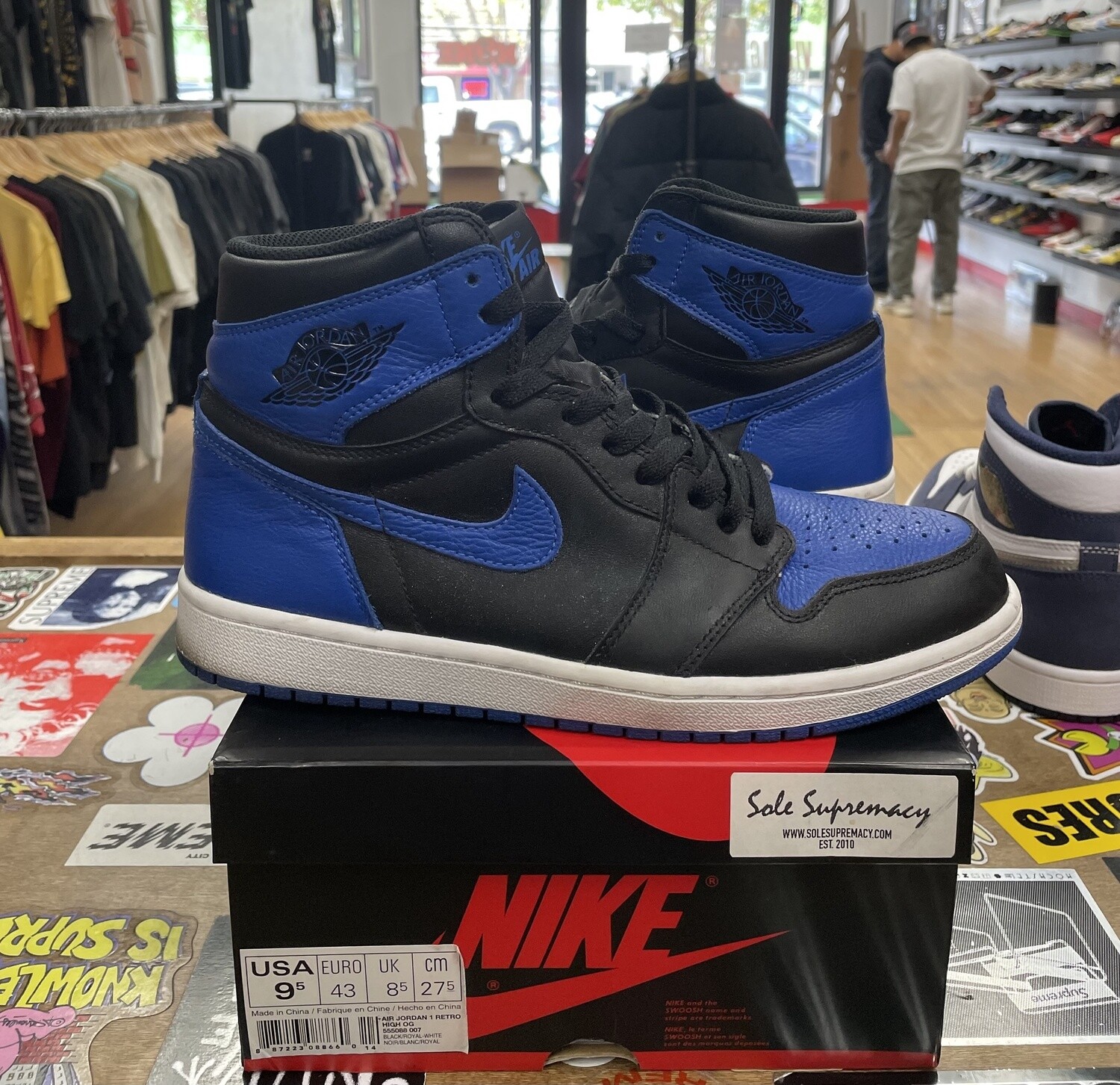 Jordan 1 Royal Blue Size 9.5 Pre Owned