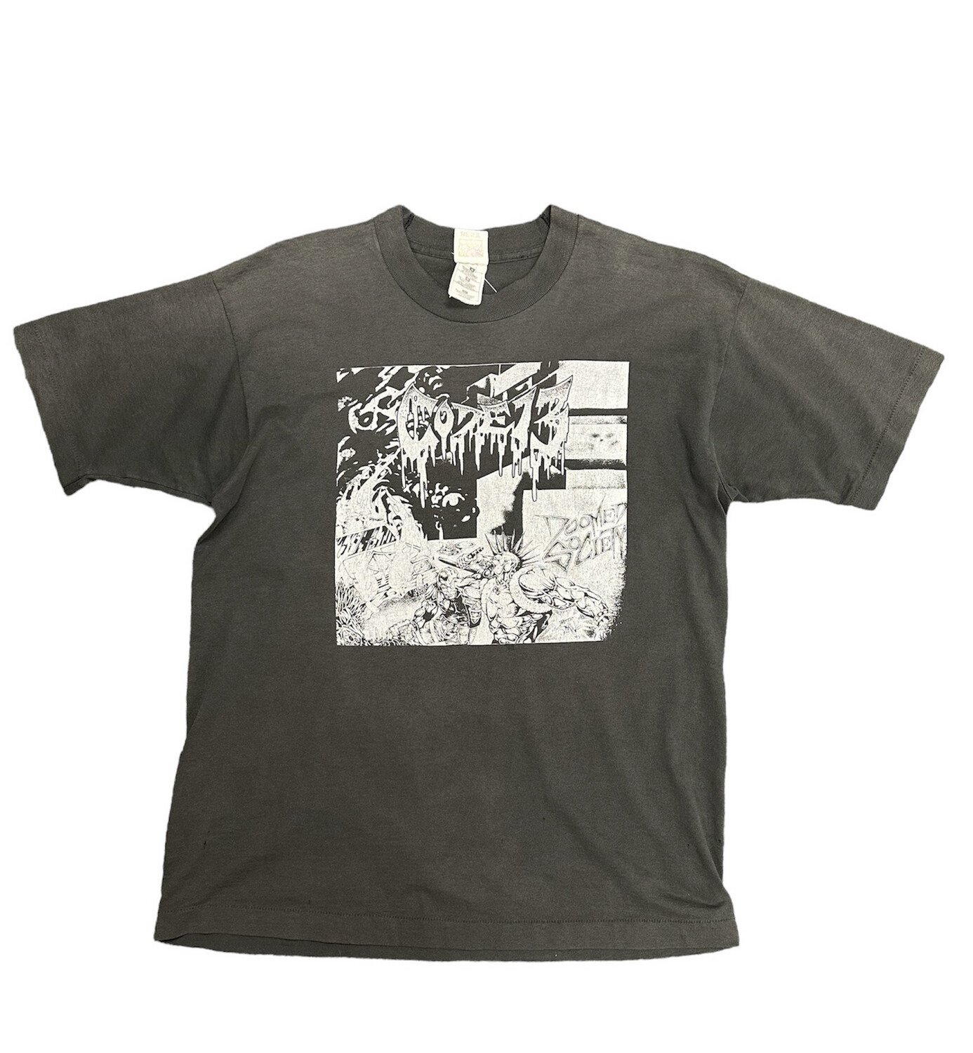 Vtg 90&#39;s Code 13 Hardcore Band Tee Size XL
