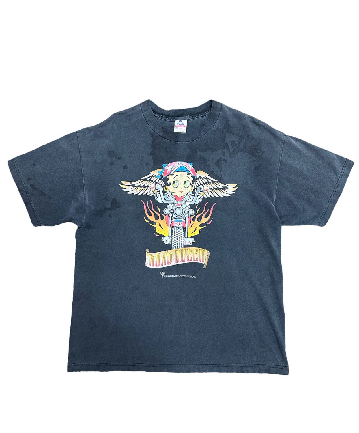 Vtg 1998 Betty Boop Road Queen T Shirt Size XL