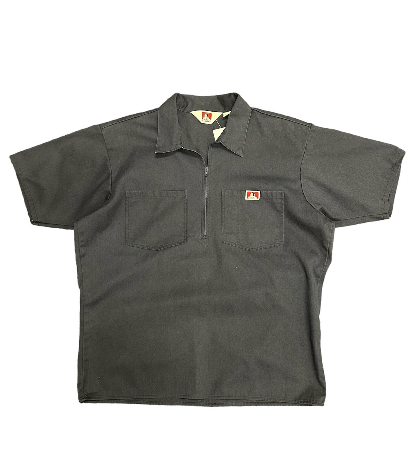 Vtg Ben Davis Navy Work Shirt Size L