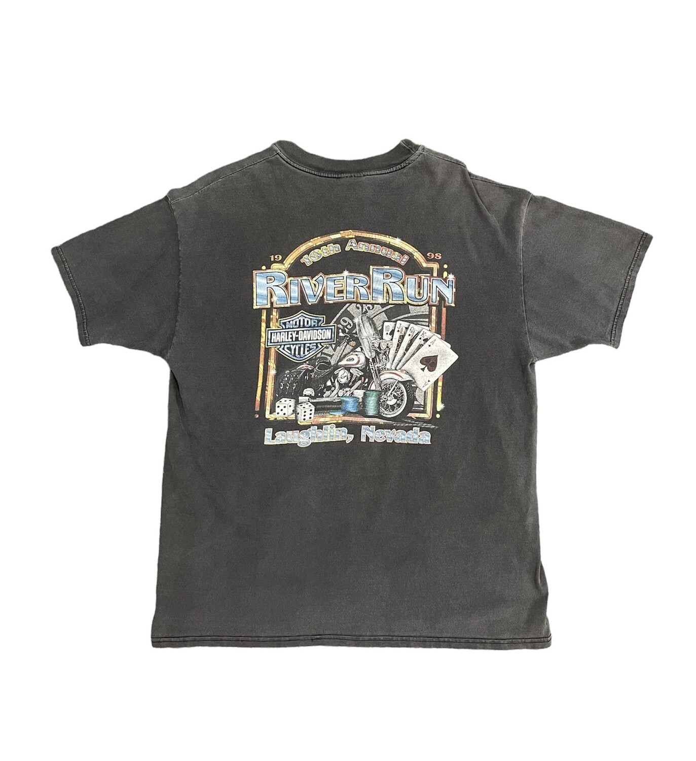 Vtg 1998 Harley Davidson River Run T Shirt Size XL