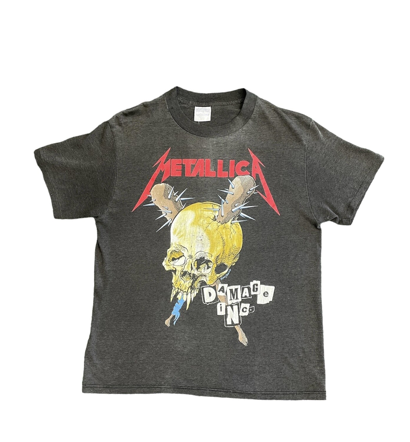 80’s Metallica Pushead Damage Inc Tour Tee Size Large