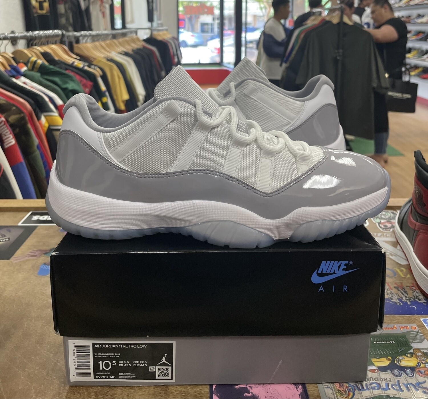 Jordan 11 Cement Grey Low Size 10.5 Pre Owned