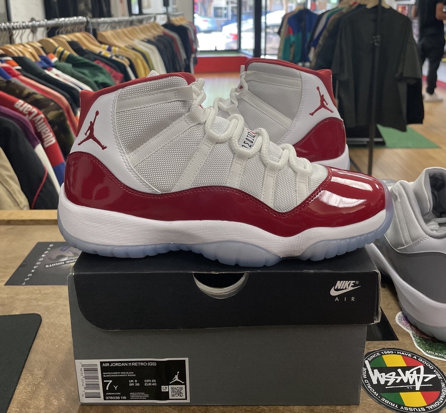 Jordan 11 Cherry Size 7Y DS