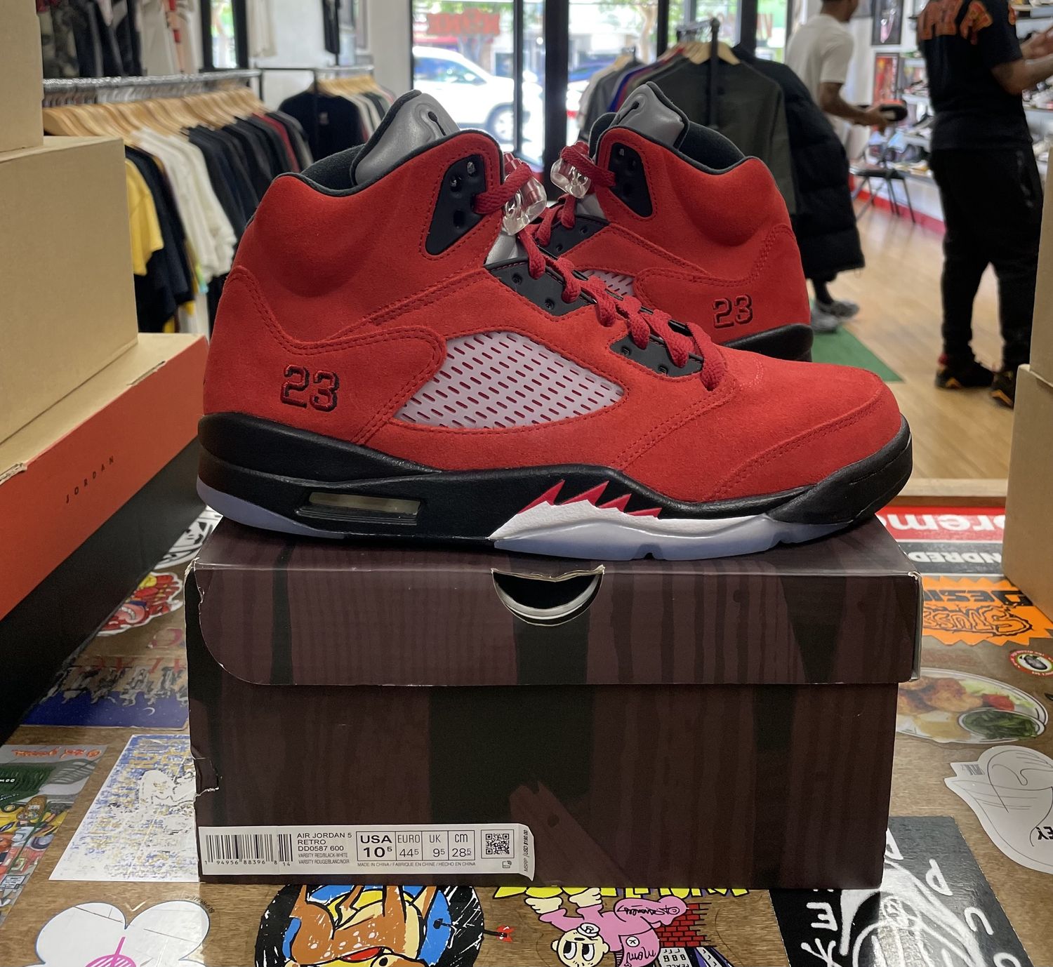 2021 Jordan 5 Raging Bull Size 10.5 Pre-Owned