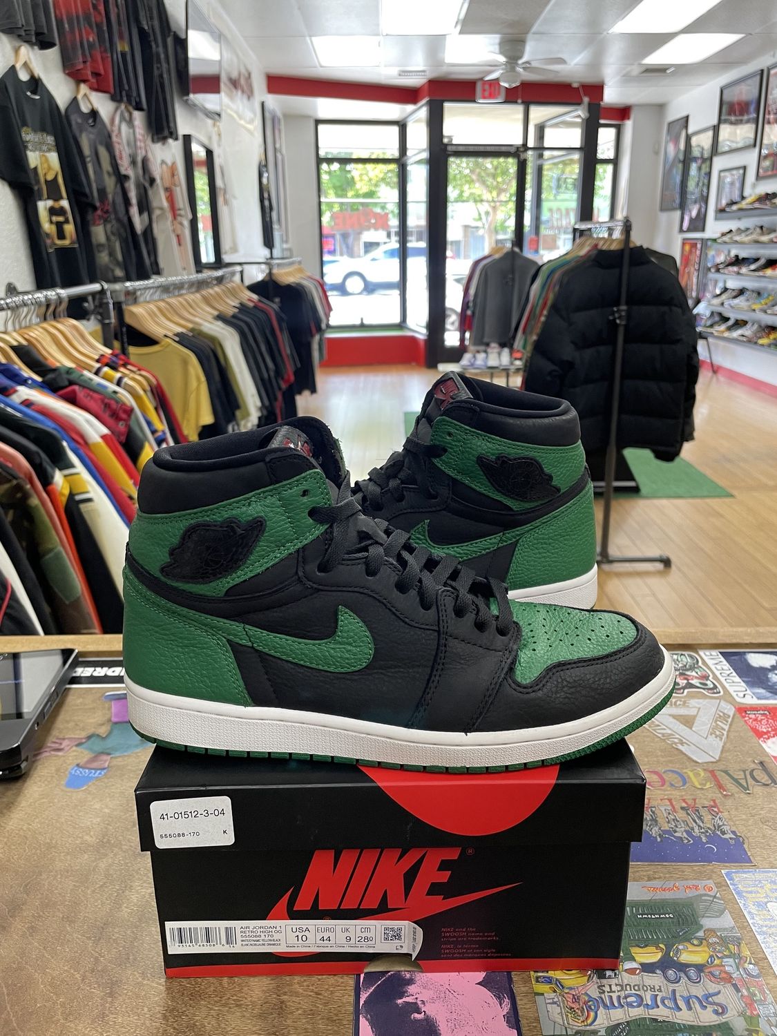 Jordan 1 Pine Green 2.0 Size 10 Used NO BOX