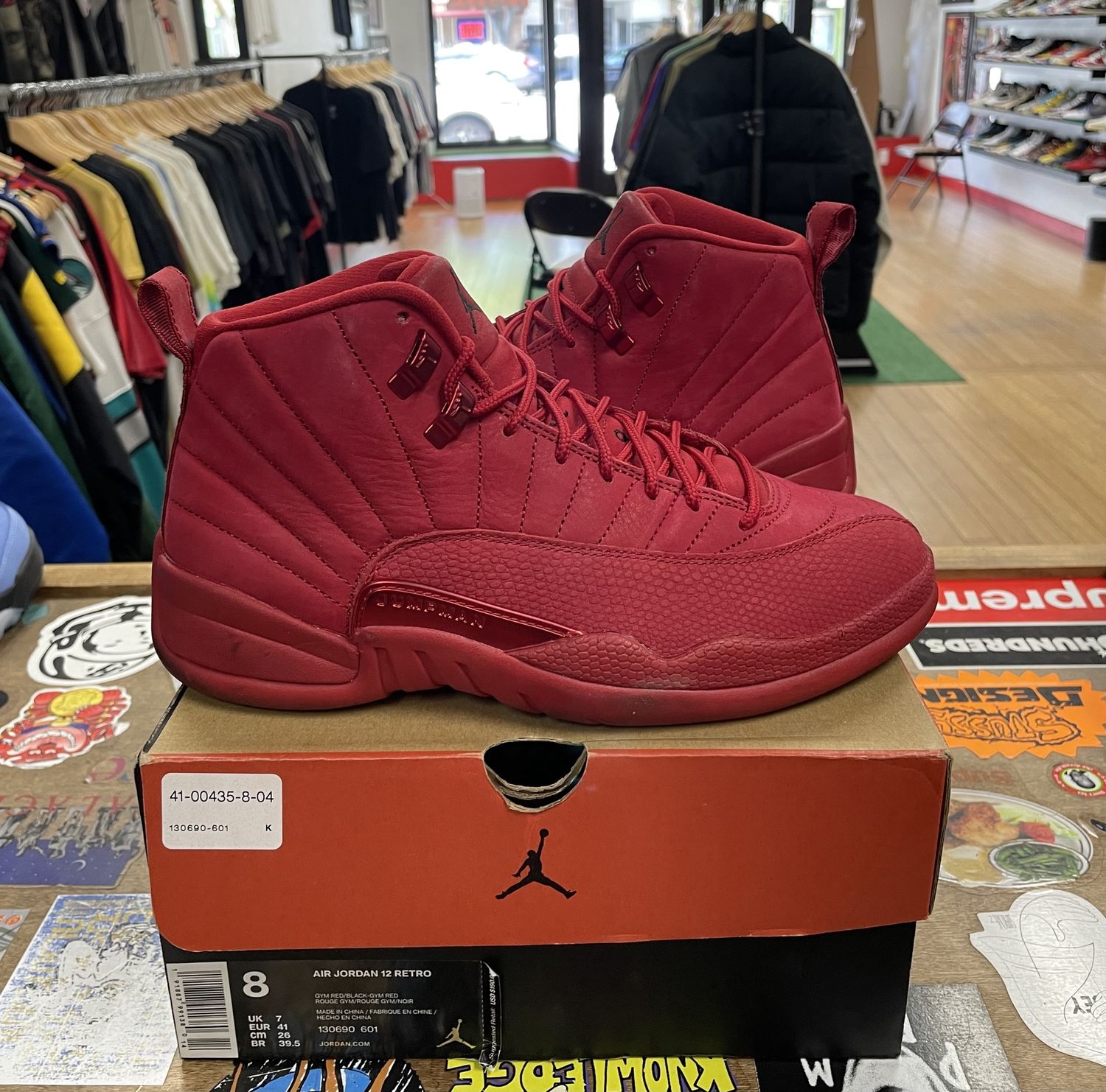 2018 Jordan 12 Gym Red Size 8 Used