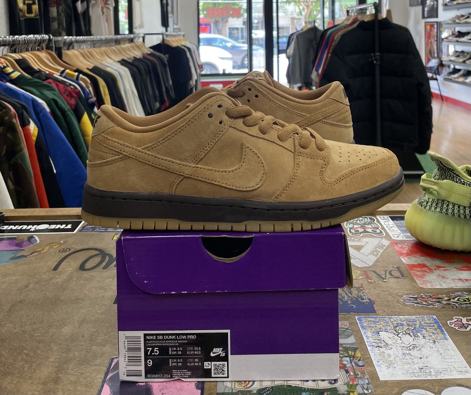 Nike Sb Wheat Size 7.5 Ds