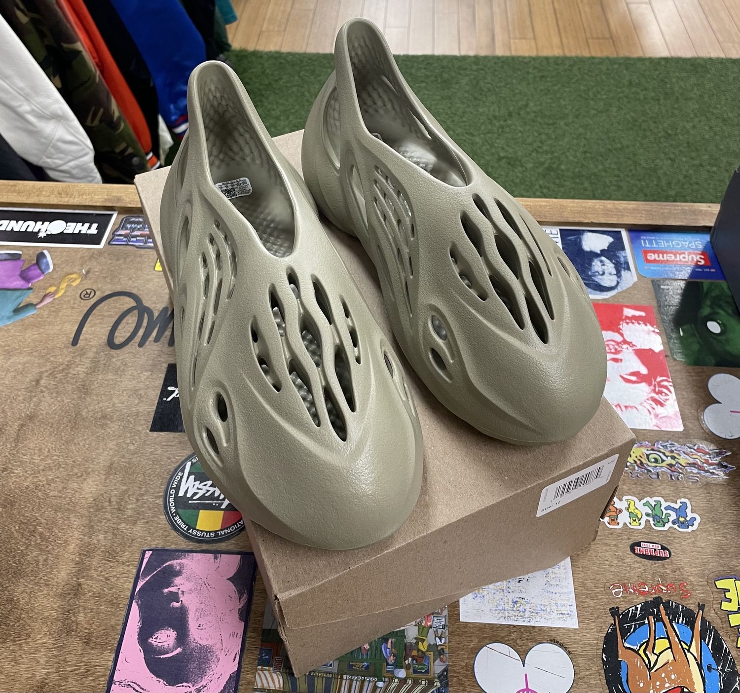 Yeezy Foam Runner Stone Sage Size 12 DS