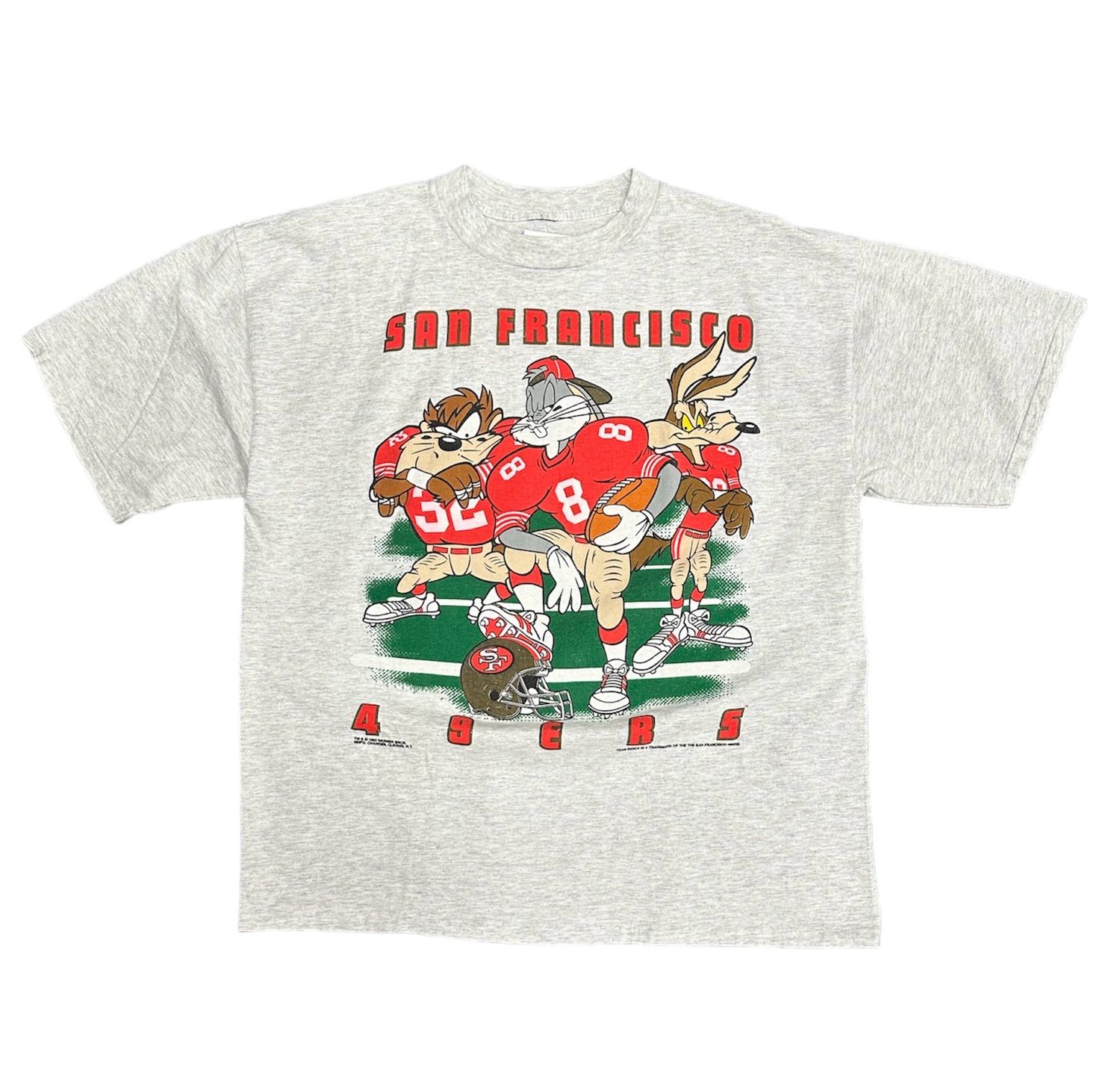 Vtg 1993 49ers Looney Tunes T Shirt Size L