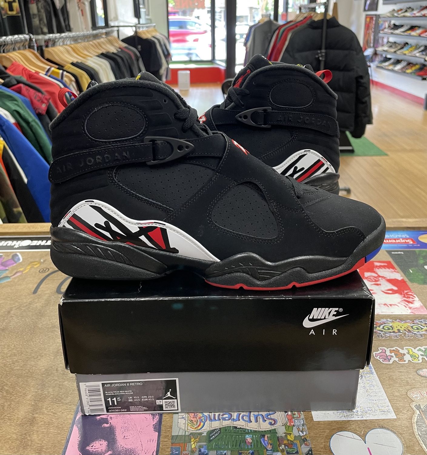 Jordan 8 Playoffs Size 11.5 DS