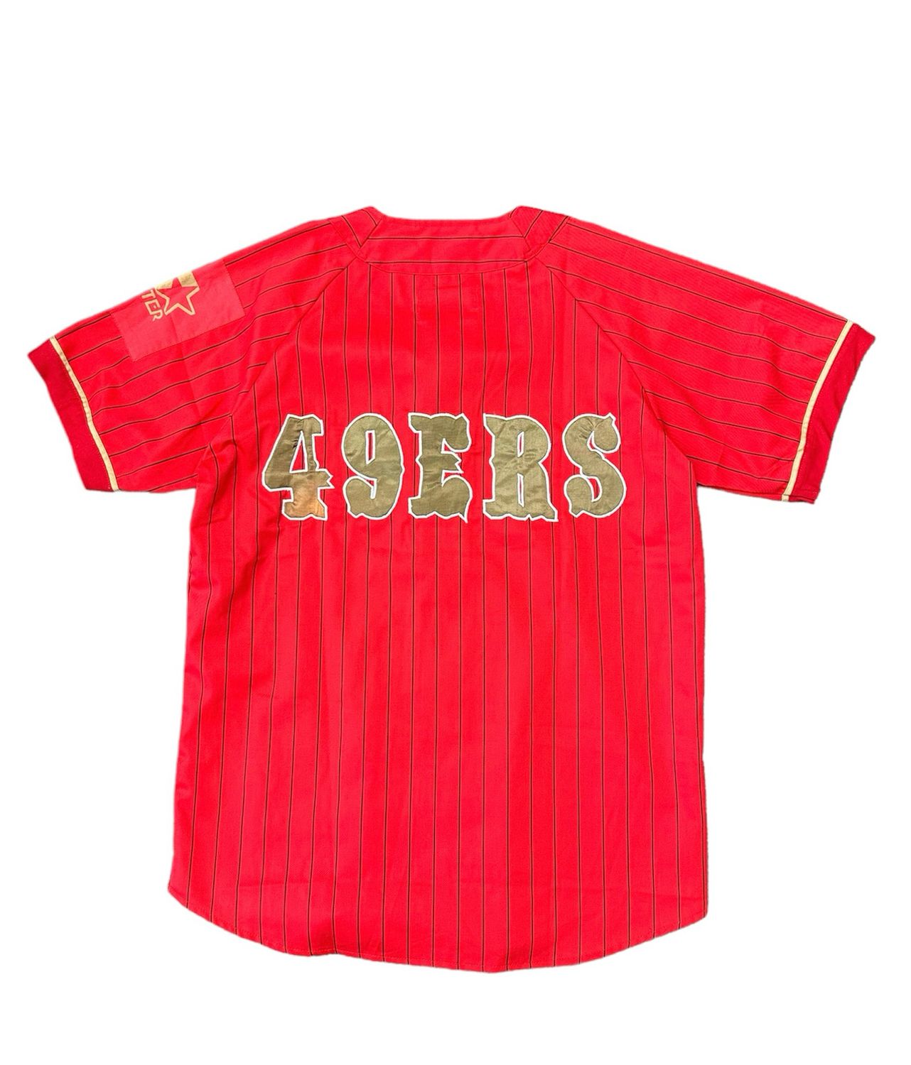 Vtg 80&#39;s Starter 49ers Baseball Pinstripe Jersey Size M