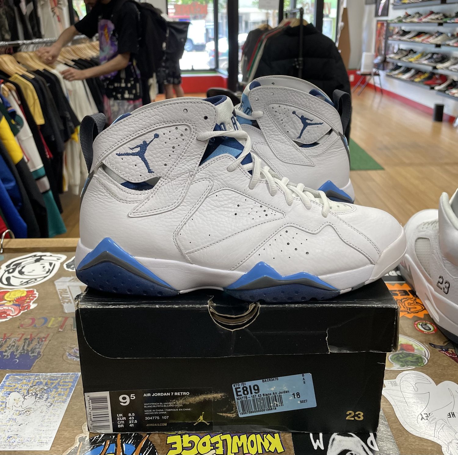 DS Jordan 7 Retro French Blue (2015) Size 9.5