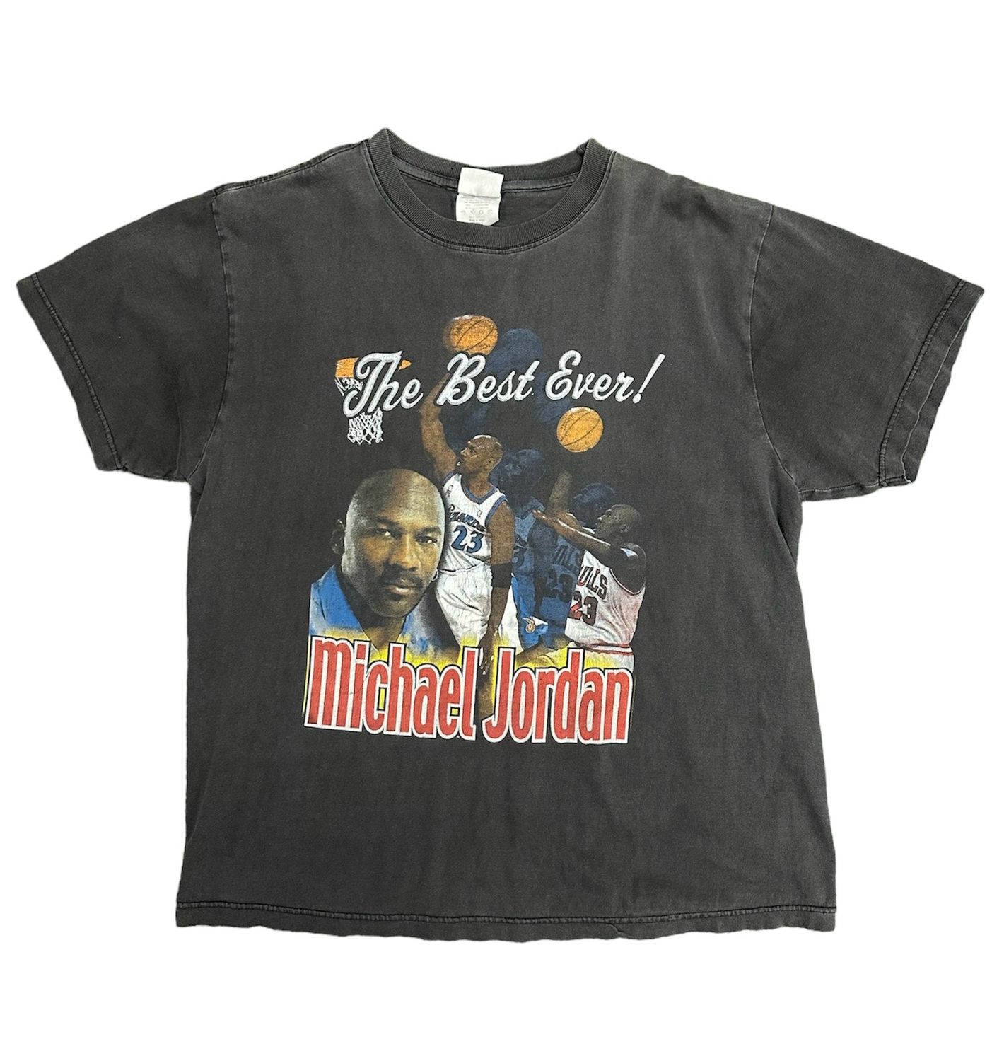 Vtg Early 00&#39;s Michael Jordan The Best Ever Bootleg Tee Large