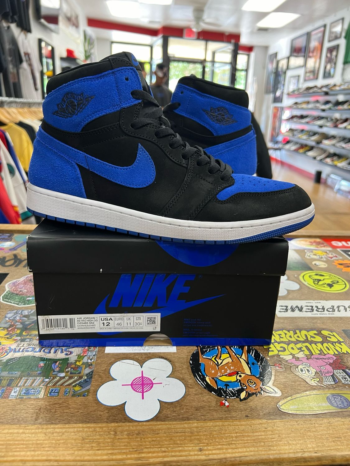 Jordan 1 Royal Reimagined Size 12 Pre Owned