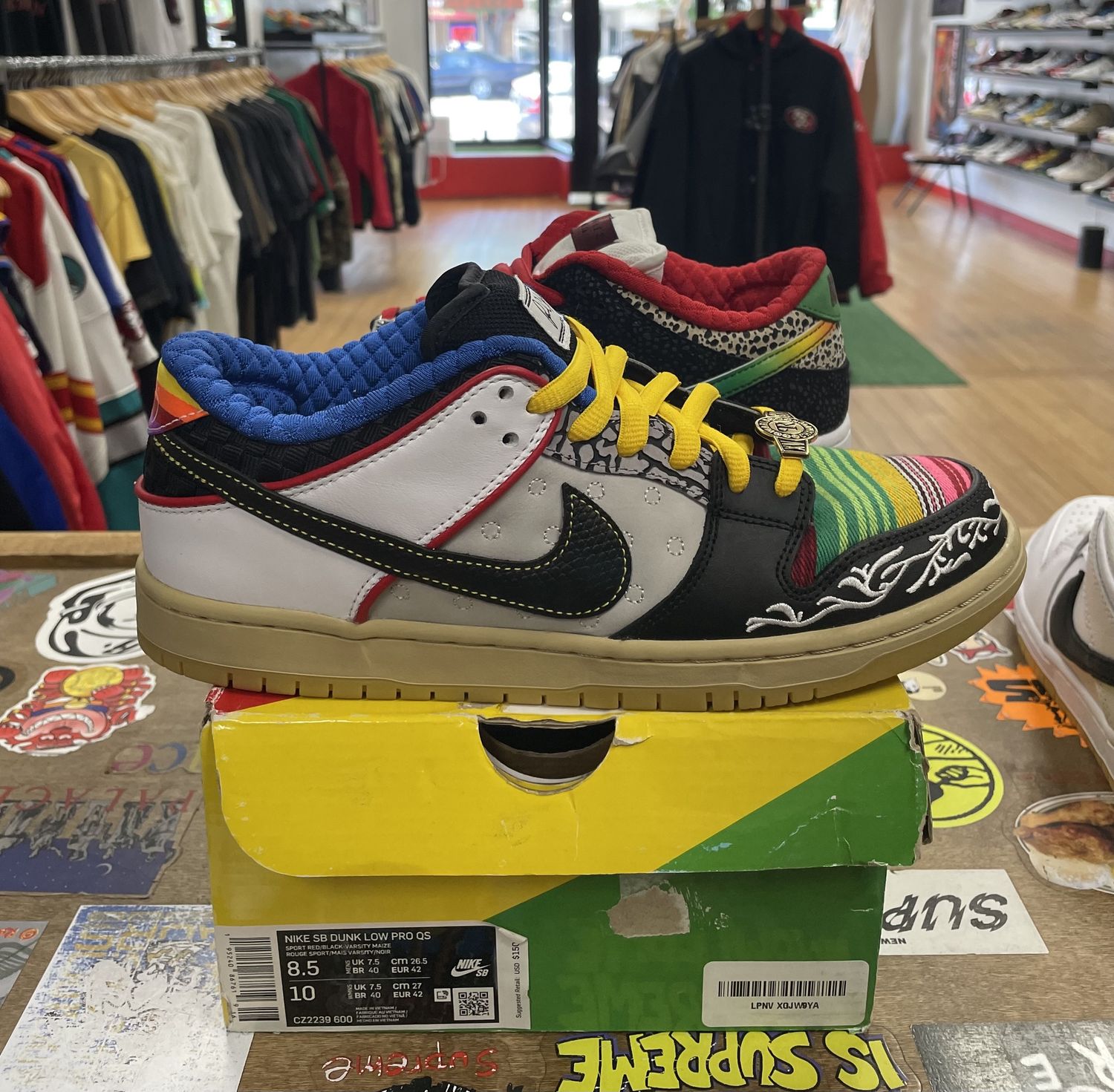 Nike SB Dunk Low What The Paul Size 8.5 Pre Owned