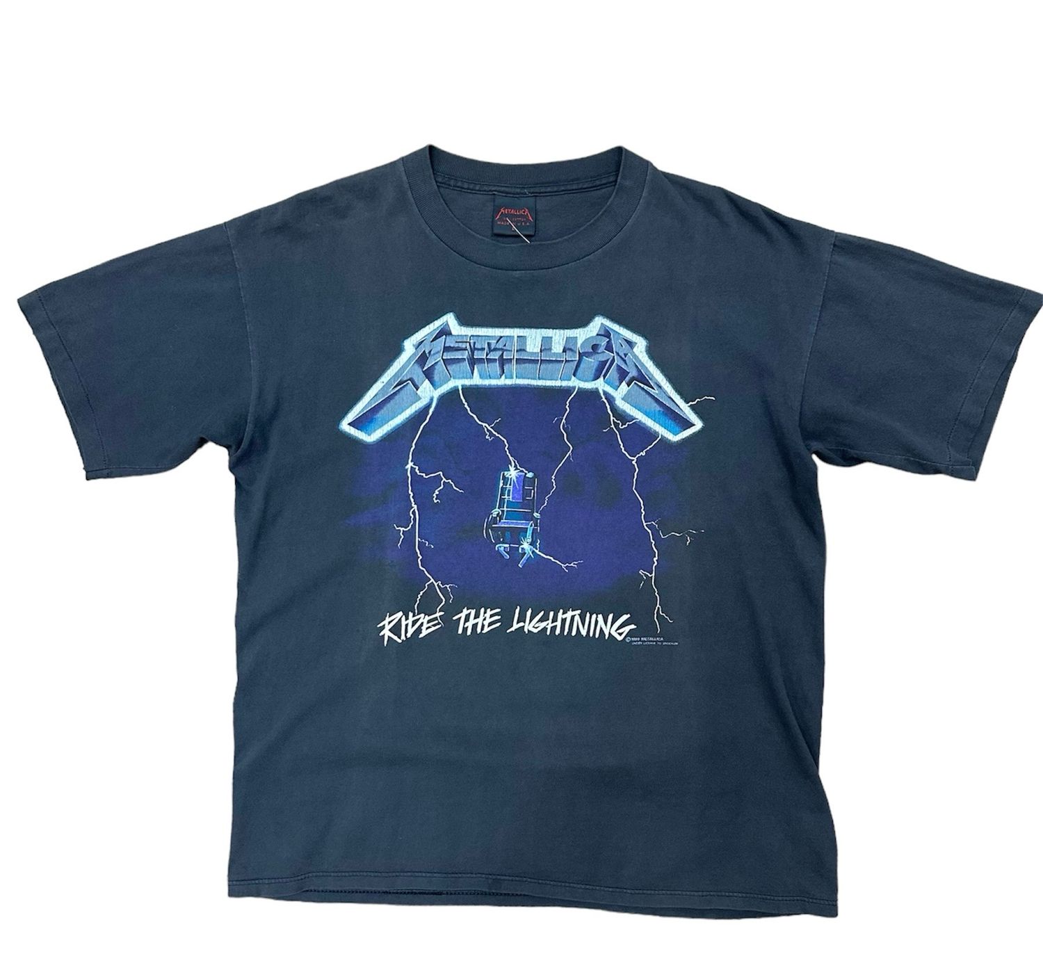 Vtg 1989 Metallica Ride The Lightning T Shirt Size L
