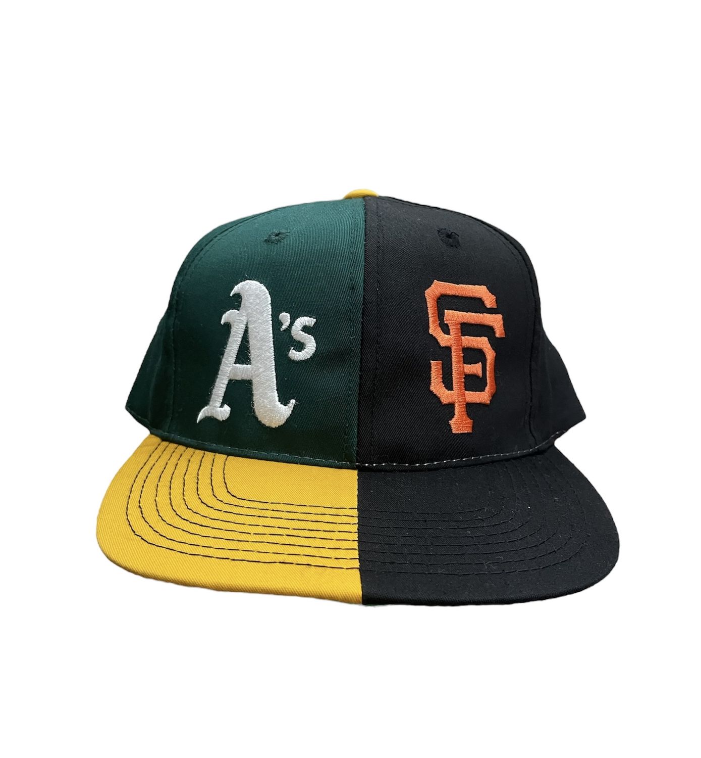 Vintage A&#39;s &amp; Giants Battle of The Bay Snapback