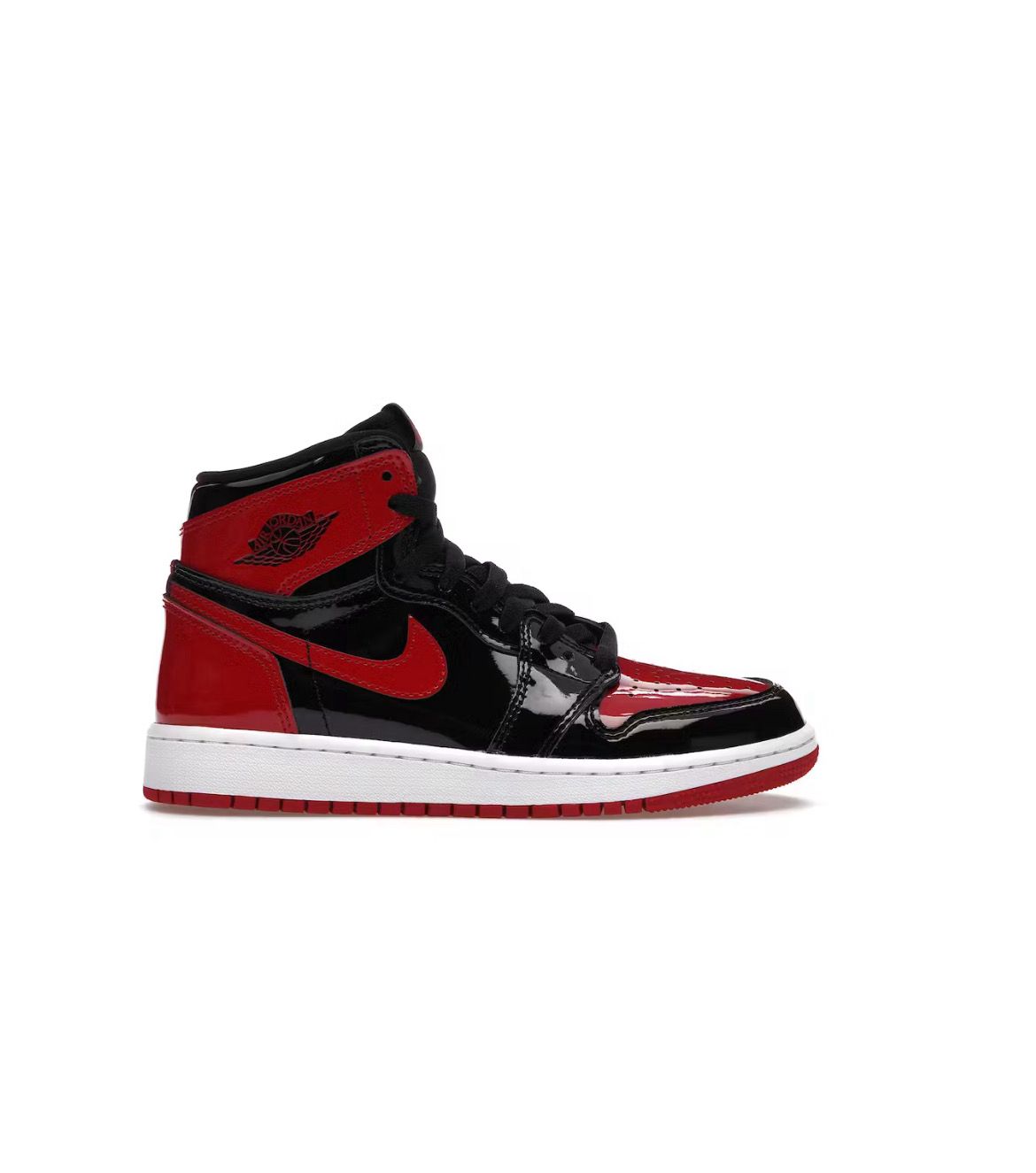 Jordan 1 Retro High OG Patent Bred Size 6.5y Lightly Worn