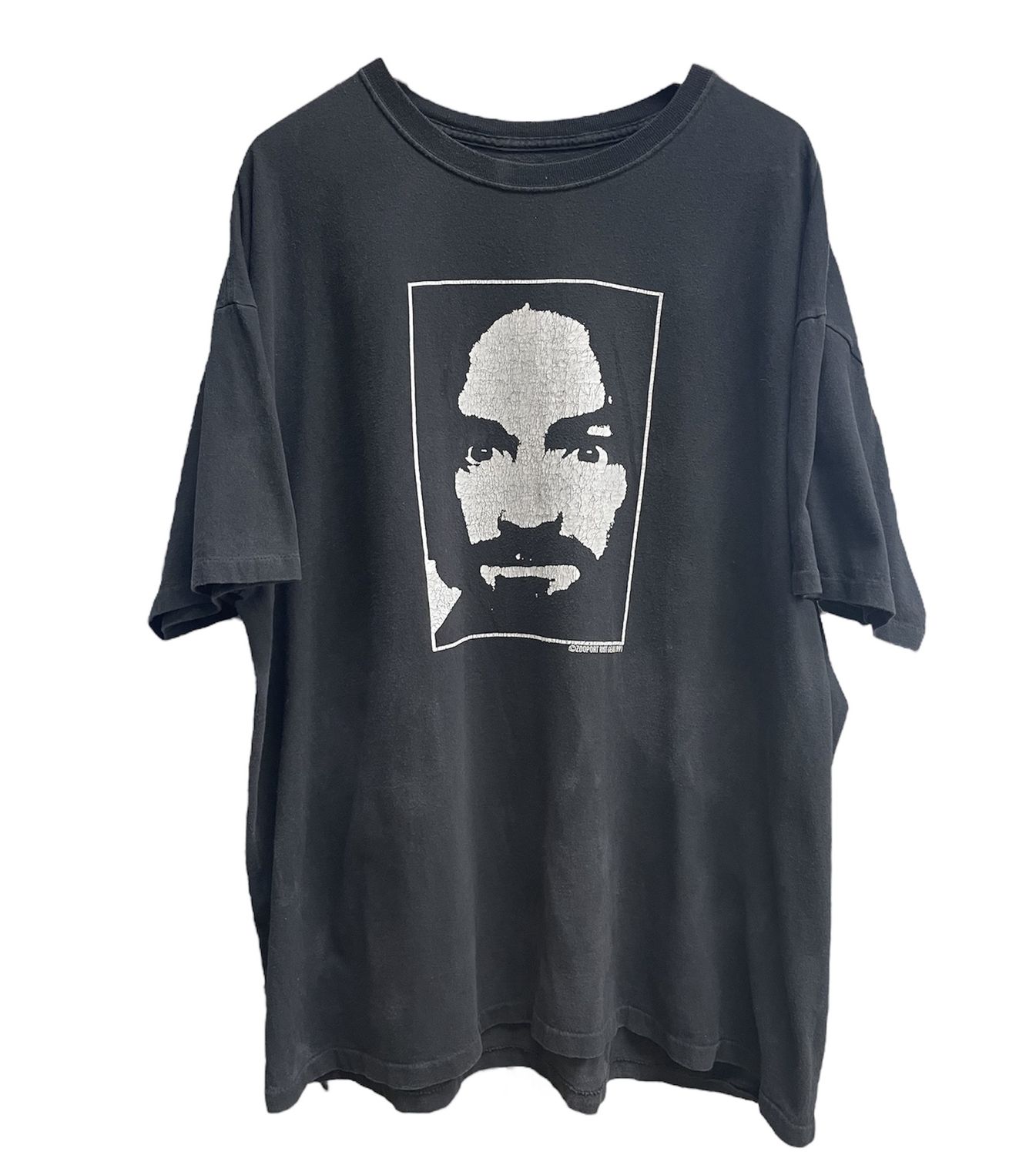 Vintage Charles Manson &quot; Charlie Don&#39;t Surf&quot; Tee Size 2XL