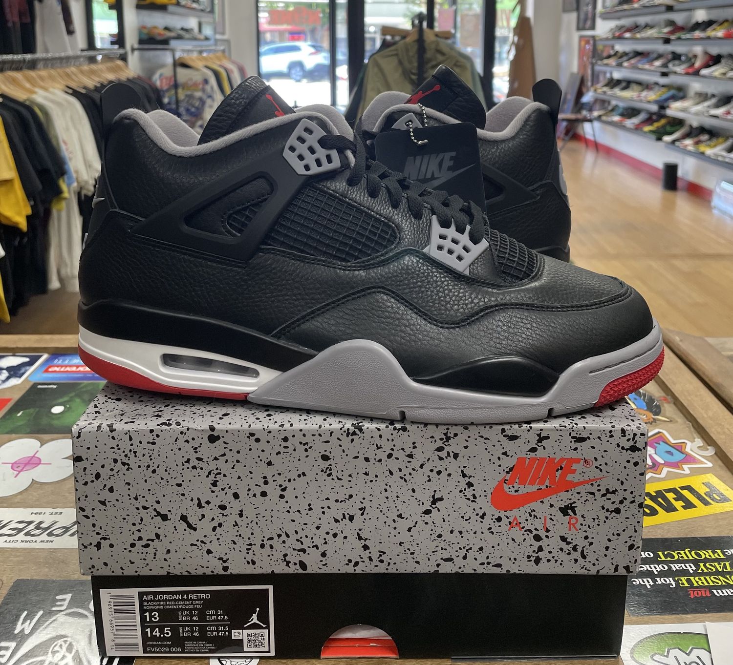 Jordan 4 Bred Reimagined Size 13 Ds