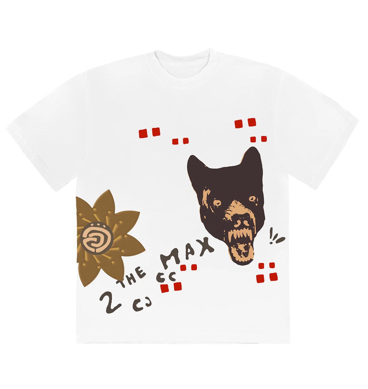Travis Scott Cactus Jack Wolf T-shirt Size L Used
