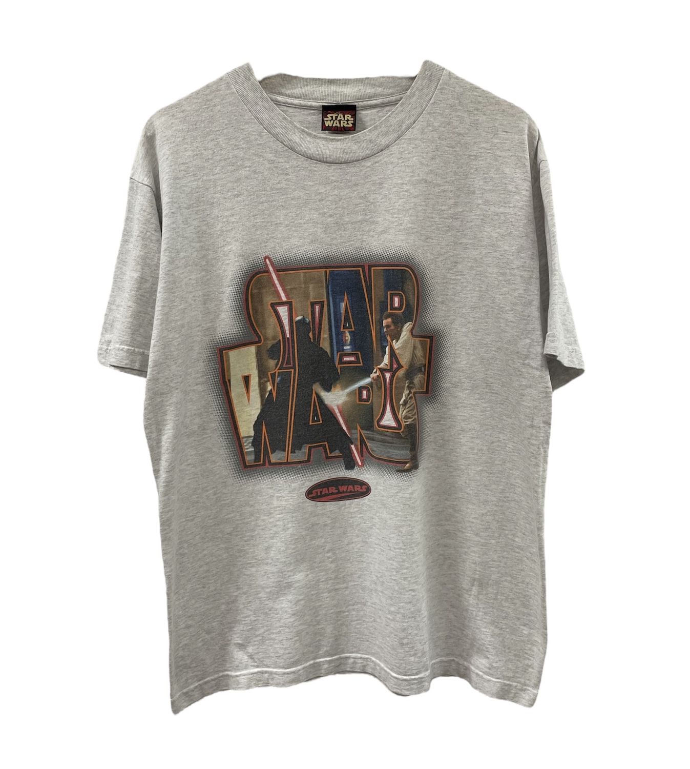 Vtg Star Wars Obi Wan Vs Maul Tee Size L