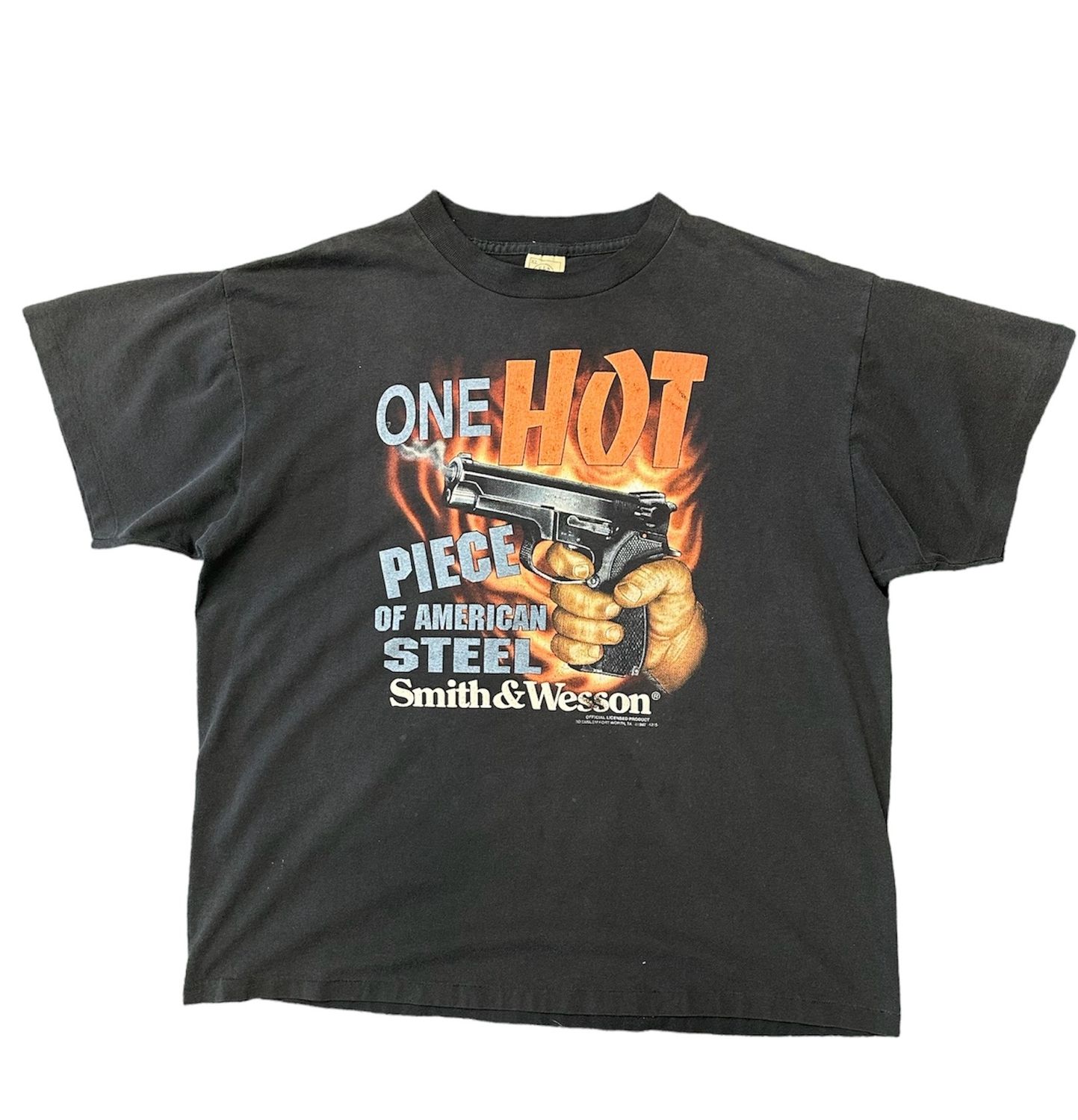 Vtg 1993 3D Emblem T Shirt Size XL