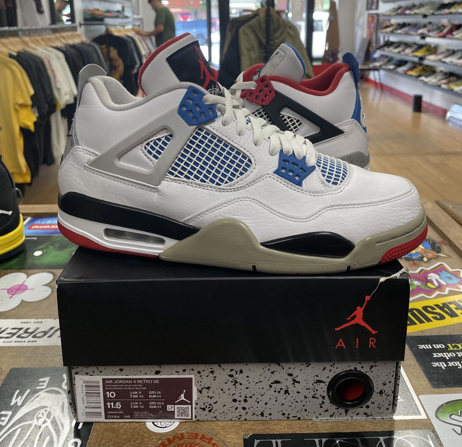 Jordan 4 What The Size 10 Pre-Owned