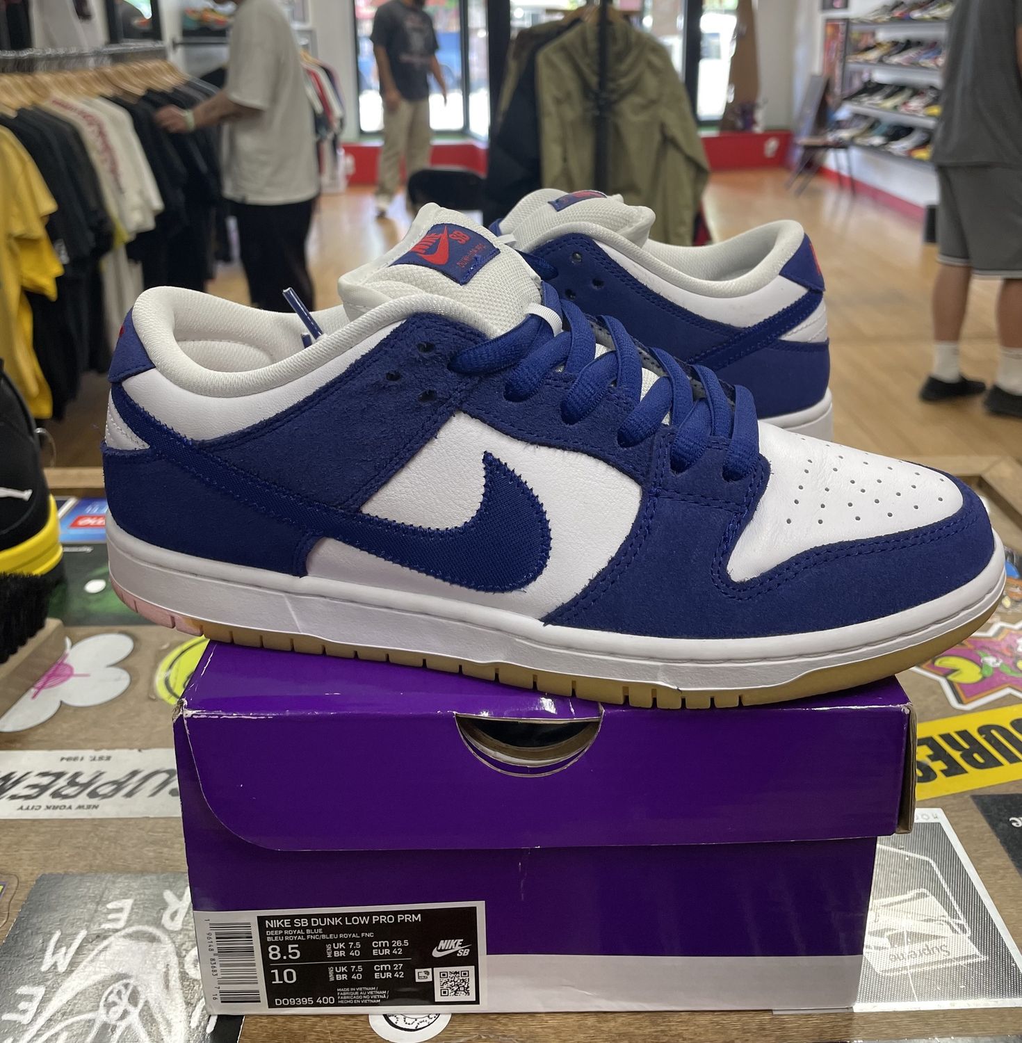 Nike SB Dunk Low Los Angeles Dodgers Size 8.5 Pre-Owned